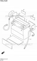BATTERY for Suzuki DR 650 2015