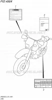 LABEL for Suzuki DR 650 2015