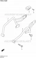REAR GRIP for Suzuki DR 650 2015