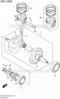 CRANKSHAFT for Suzuki DR-Z 125 2016