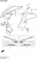 FUEL TANK   COVERS for Suzuki DR-Z 125 2016