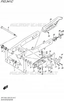 SWINGARM (DR Z125LL6 E33) for Suzuki DR-Z 125 2016
