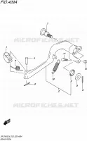 BRAKE PEDAL for Suzuki DR-Z 400 2016