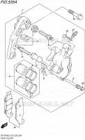 FRONT CALIPER for Suzuki DR-Z 400 2016