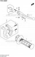 RIGHT HANDGRIPS   LEVERS  for Suzuki DR-Z 400 2016