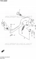 BRAKE PEDAL for Suzuki DR-Z 400 2015