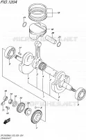 CRANKSHAFT for Suzuki DR-Z 400 2015
