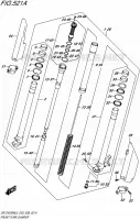 FRONT FORK for Suzuki DR-Z 400 2015