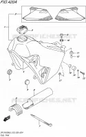 FUEL TANK (DR Z400SML5 E03) for Suzuki DR-Z 400 2015