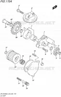 OIL PUMP for Suzuki DR-Z 400 2015