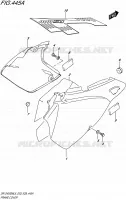 REAR FAIRING (DR Z400SML5 E03) for Suzuki DR-Z 400 2015