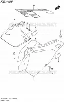 REAR FAIRING (DR Z400SML5 E28) for Suzuki DR-Z 400 2015