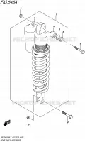 REAR SHOCK ABSORBER for Suzuki DR-Z 400 2015