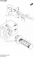 RIGHT HANDGRIPS   LEVERS  for Suzuki DR-Z 400 2015