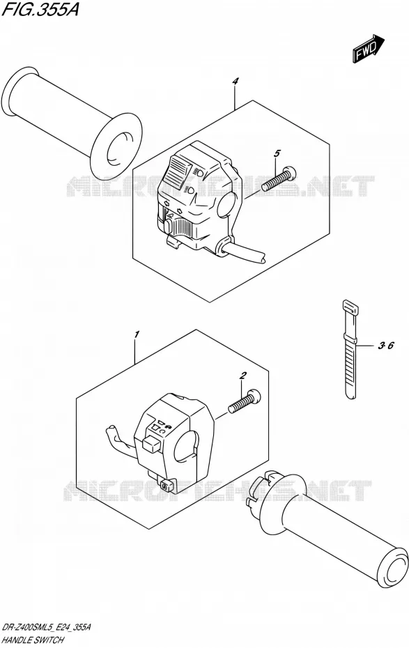 SWITCHES Suzuki MOTO 400 DR-Z 2015  DR-Z400SM L5 (E24)