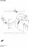 BRAKE PEDAL for Suzuki DR-Z 400 2016