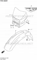 FRONT FENDER for Suzuki DR-Z 400 2016