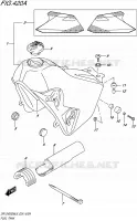 FUEL TANK for Suzuki DR-Z 400 2016