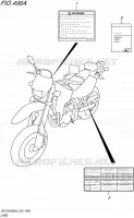 LABEL for Suzuki DR-Z 400 2016