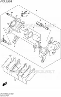 REAR CALIPER for Suzuki DR-Z 400 2016