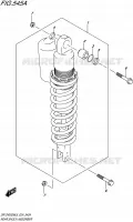 REAR SHOCK ABSORBER for Suzuki DR-Z 400 2016