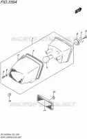 TAIL LIGHT ASSY for Suzuki DR-Z 400 2016