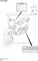 LABEL for Suzuki DR-Z 400 2016