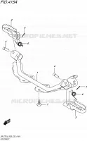 FOOTREST for Suzuki DR-Z 70 2016