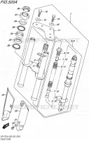 FRONT FORK for Suzuki DR-Z 70 2016