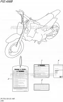 LABEL (DR Z70L6 E33) for Suzuki DR-Z 70 2016