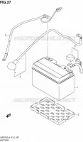 BATTERY for Suzuki GSR 750 2014