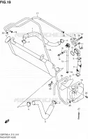 RADIATOR HOSE for Suzuki GSR 750 2014