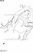 REAR FAIRING for Suzuki GSR 750 2014