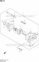 WATER PUMP for Suzuki GSR 750 2014