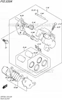 FRONT CALIPER for Suzuki GSR 750 2015