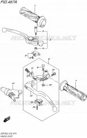 HANDGRIPS   LEVERS  for Suzuki GSR 750 2015