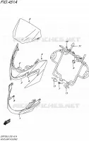 HEADLIGHT BOWL for Suzuki GSR 750 2015