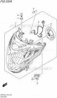 HEADLIGHT for Suzuki GSR 750 2015