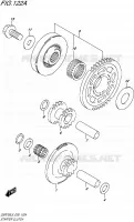 STARTER MOTOR CLUTCH for Suzuki GSR 750 2015