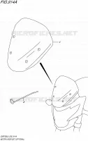 WINDSCREEN (OPTIONAL) for Suzuki GSR 750 2015