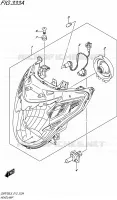 HEADLIGHT for Suzuki GSR 750 2015