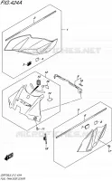 FUEL TANK SIDE COVER for Suzuki GSR 750 2016