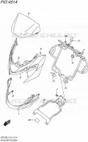 HEADLIGHT BOWL for Suzuki GSR 750 2016
