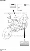 LABEL for Suzuki GSR 750 2016