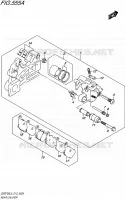 REAR CALIPER for Suzuki GSR 750 2016