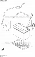 BATTERY for Suzuki GSR 750 2016