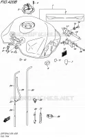 FUEL TANK (FOR YSF) for Suzuki GSR 750 2016