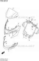 HEADLIGHT BOWL for Suzuki GSR 750 2016