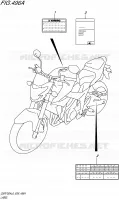 LABEL for Suzuki GSR 750 2016