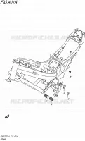 FRAME for Suzuki GSR 750 2014